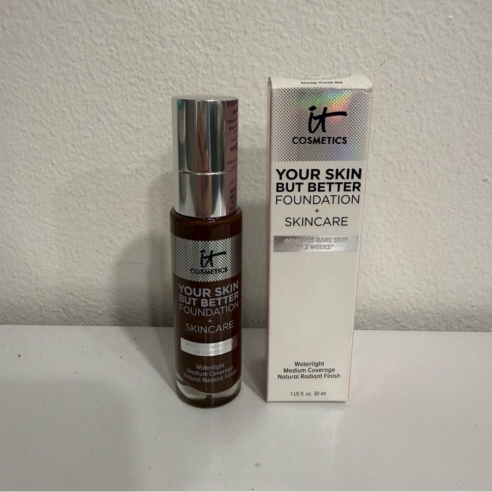It Cosmetics Your Skin But Better Foundation Medium Coverage Deep Cool 62